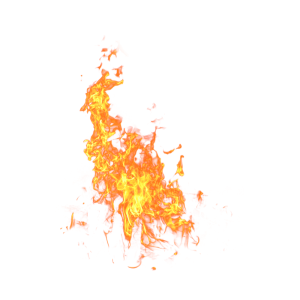 Bright Big Fire Flame