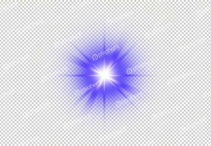 Digital glowing light effect