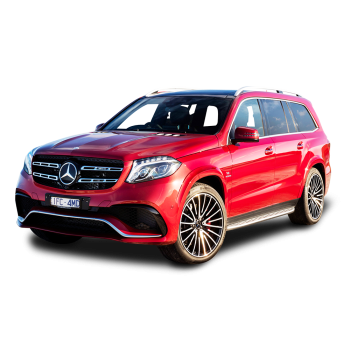 Mercedes Benz GLS Class Red Car