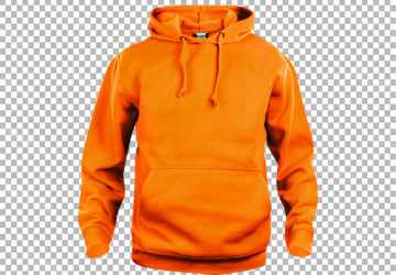Hoodie T-shirt Clothing Sweater | orange hoodie template for design