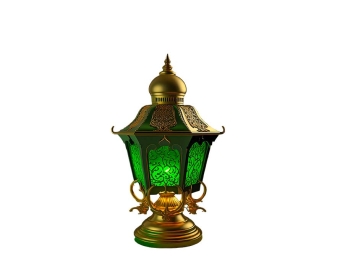 3d Ramadan Kareem Lamp is a very beautiful green light in the middle